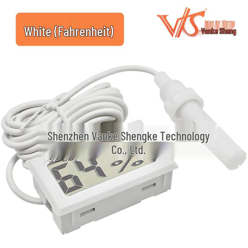 Digital Thermohygrometer FY-12: Electronic Temperature & Humidity Meter with Probe