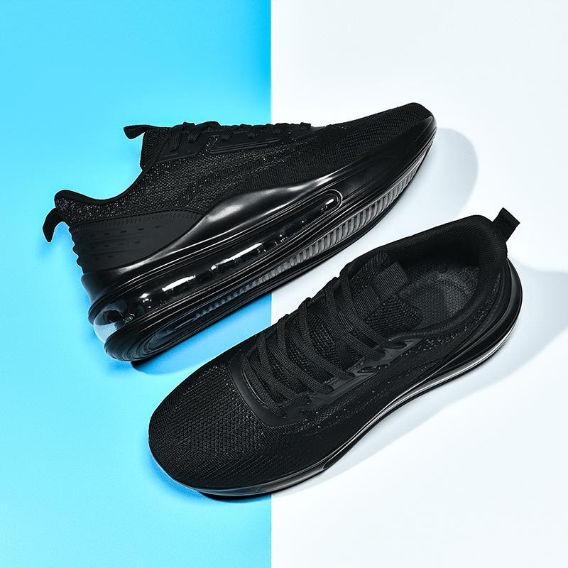 Men's Shoes Breathable Thin Lightweight Summer Men's Mesh Shoes Soft Sole Casual Air Cushion Sports Mesh Shoes Running Shoes