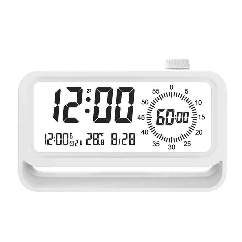 

High Tech Multifunctional Electronic Alarm Clock Featuring Smart Design & Intuitive Controls Suitable For All Users белый