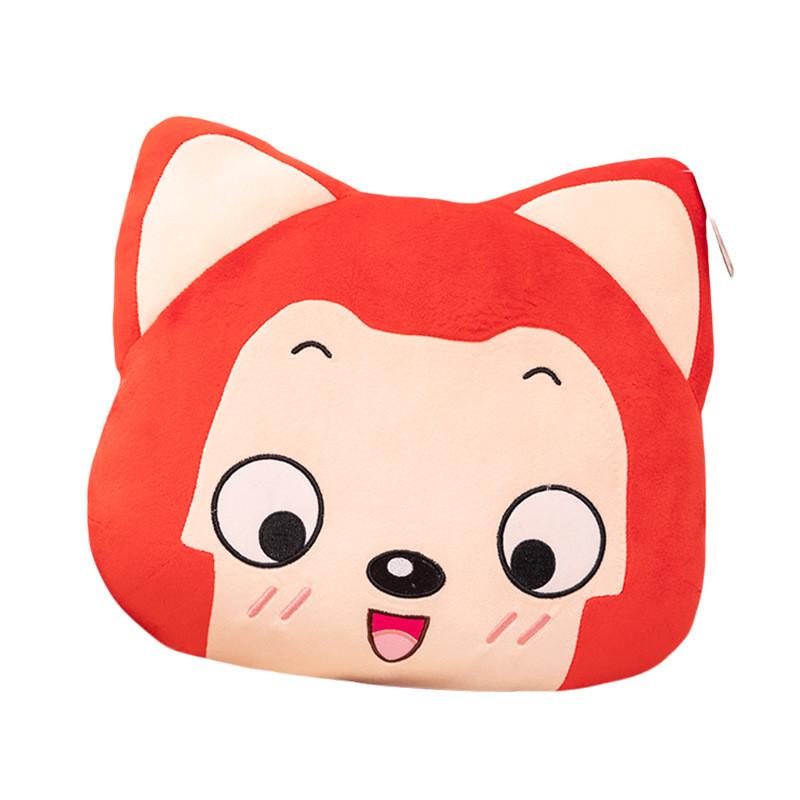 Fox The Ali Plush Pillow Hand Warmer Slippers Cartoon Toy Doll Decoration Gift