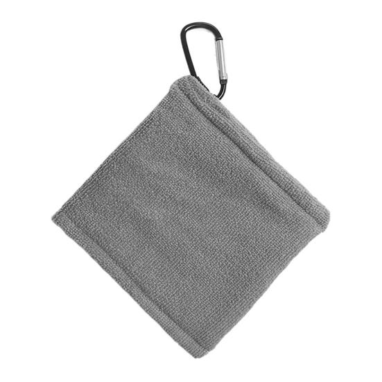 Golf Ball Towel Small Pocket Towel with D Clip for Balls Clubs Portable Golf Ball Cleaner Accessories for Men Women Course Exercise