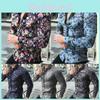 Stylish Men's Casual Long-sleeve Shirt With Trendy Floral Print And Slim Fit Design