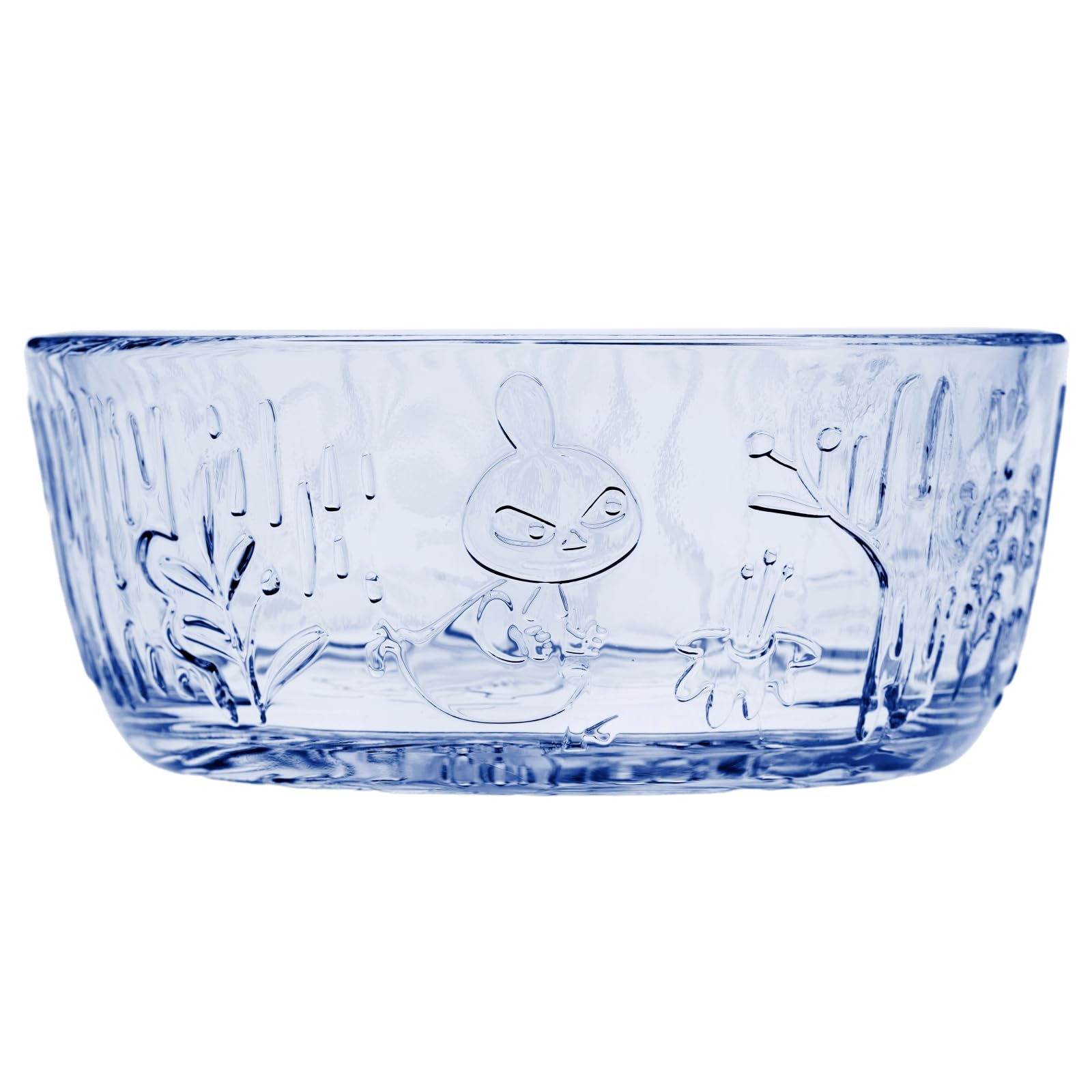 

Moomin Arabia Glassware Collection Aqua 12cm [Officially Imported] Bowl, Blue,