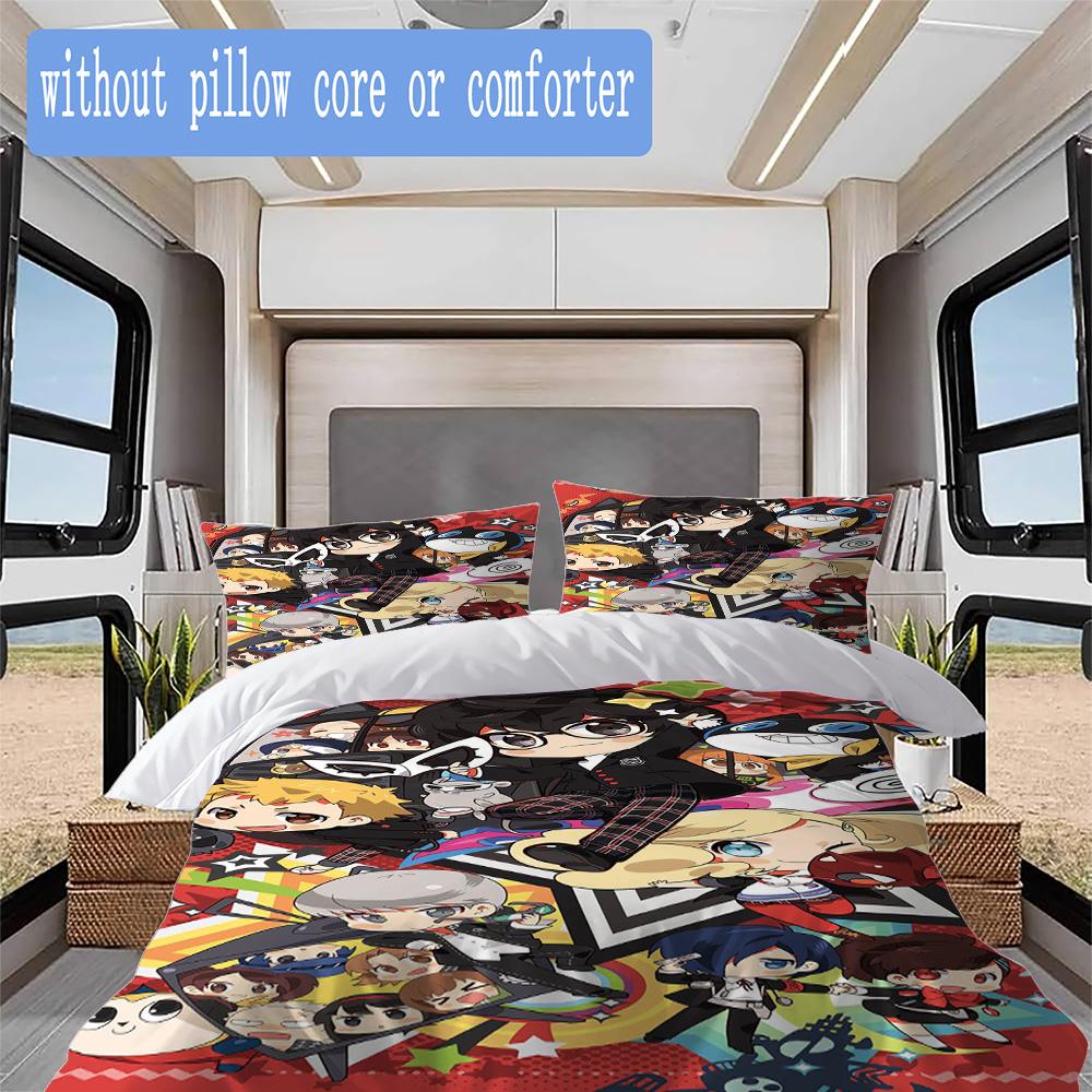 Evil Spirit Exorcism 5 Pattern Bedding,Quilt Set Quilt Cover Pillowcase Home Birthday Gift (1*duvet cover+2*pillowcase,without core)XSJT0917298