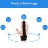 Gobygo 1 Stück Fingerorthese Daumenpflege Integrierte Aluminiumlegierung Fixierung Verstellbare Stütze Stabilisator Arthritis Schmerzlinderung Gesundheit