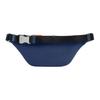 Coach Navy Denim Signature Canvas Belt Bag Fanny Pack With Leather Trim & Silver Hardware For Daily Use & Travel