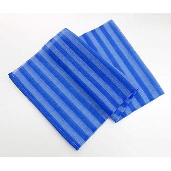 OE Body Towel Hard Super Long Blue Approximately 28 cm wide 120 Nylon Scrubbing Mens Back Made Japan