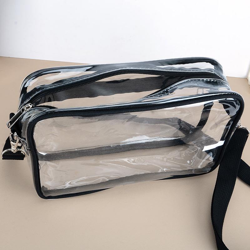 Klare PVC Umhängetaschen für Damen, Wasserdichte Urlaubs-Reise-Strand-Umhängetasche für Draußen, Sommer-Damen-Handtaschen Geschenke