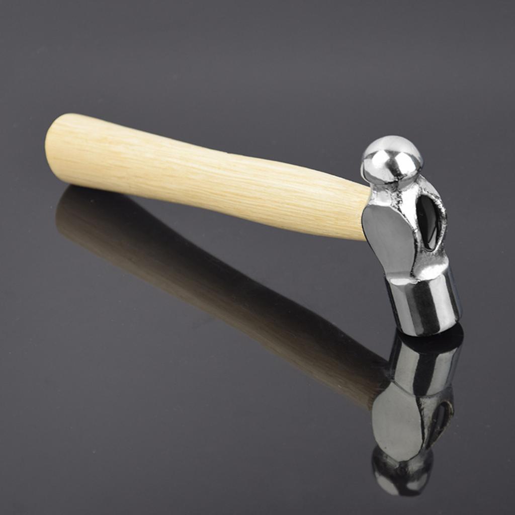 Mini Hammer Smashing Walnut Round Head Wooden Handle Hammer Car Escape Tool Hand Hammer Multifunction Mini Hammer
