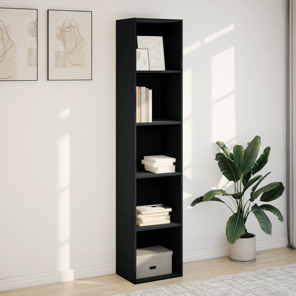 Modern Bookcase, Living Room Decorative Shelf, Entrance Storage Rack, 40x30x189 Cm