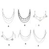 Long Metal Waist Chain Gothicism Waist Belt Punk Hook Trousers Pant Waist Link for Fashion Enthusiasts