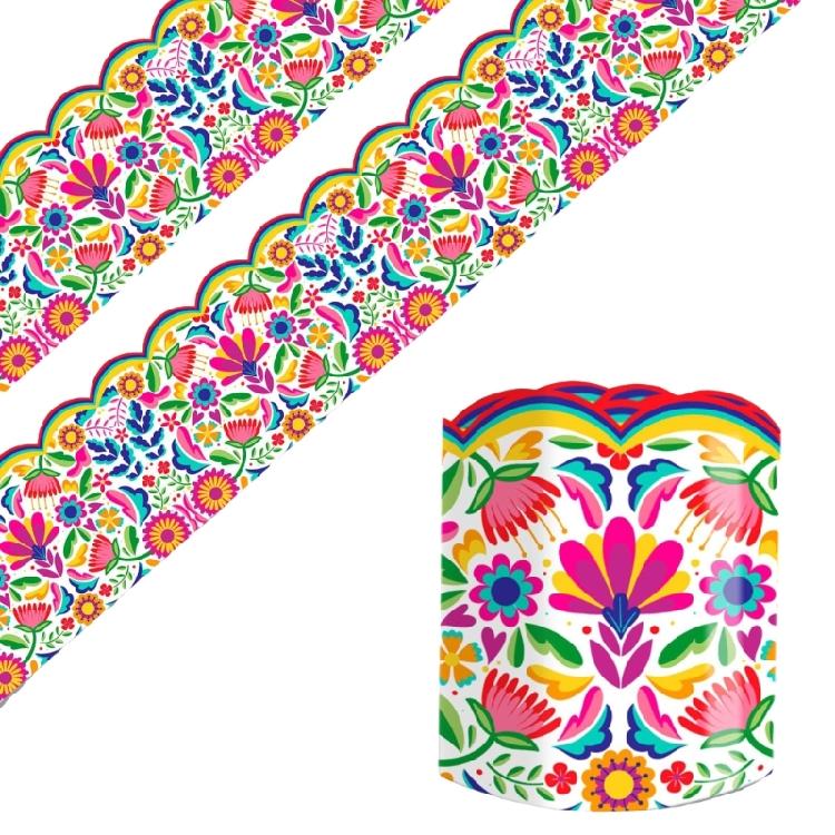 

Decorative Colourful Bricks Border Paper Straight Bulletin Board Border Bulletin Board Decorations Wall Padding Paper 1