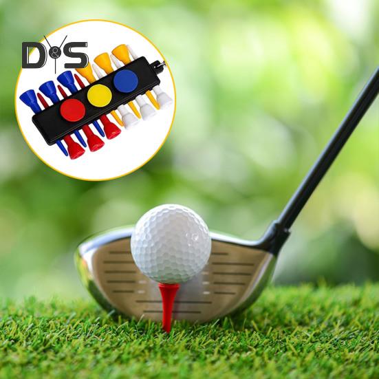 Držák na golfové odpaliště Přenosný držák na golfové odpaliště s 12 otvory na golfová odpaliště Uchycení golfové tašky Nosič golfových podložek na vozíky