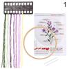 Accessories Needle Thread Ornament Needle Punch Embroidery Hoop Cross Stitch Kit Flower Embroidery