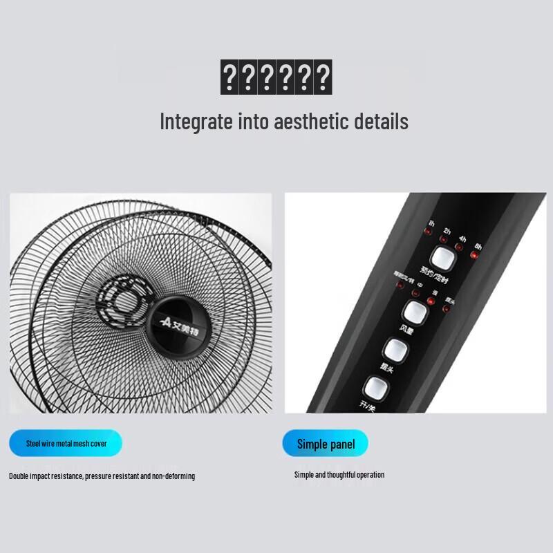 Airmate FS4066R-5 Remote Control Pedestal Fan
