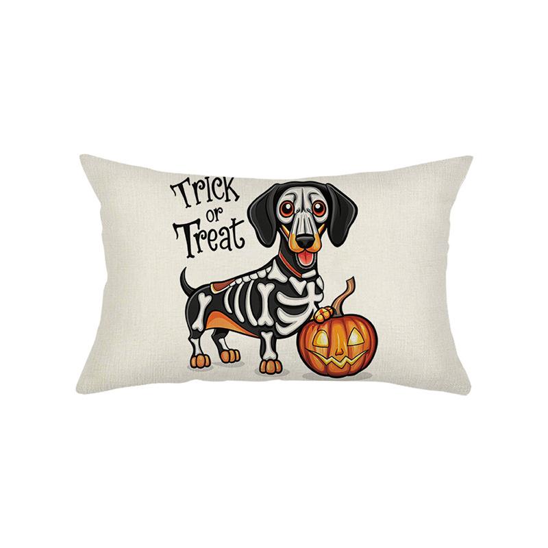 Halloween Printed Pillow Polyester Printed Home Living Room Sofa Decoration Cushion Cover Bedroom Cushion Cover