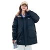 Outdoor tooling wind jacket cotton-padded clothes for women's winter hooded students easy to fit wear-resistant jacket cotton-padded clothes