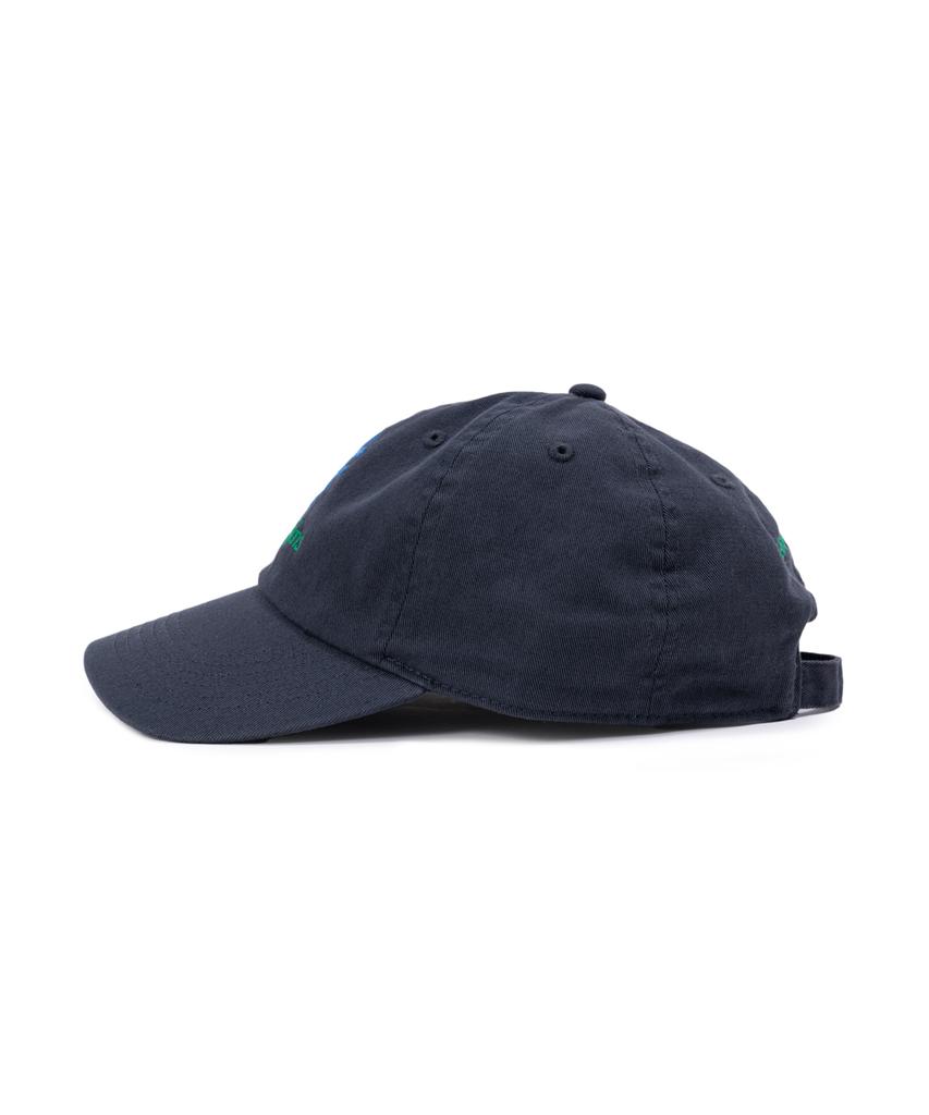 BIGWAVE COLLECTIVE Peace Run Washed Ball Cap (Slate)