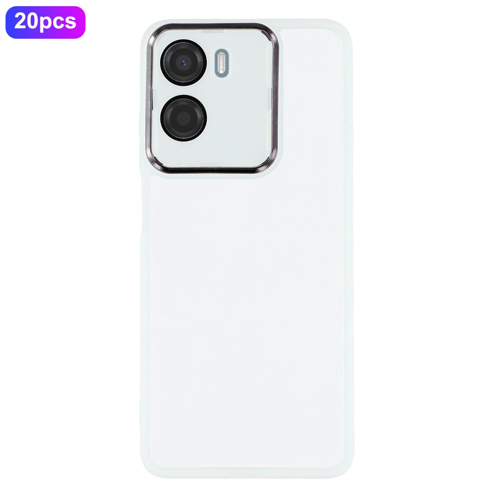 

Bulk Purchasing 20Pcs For Motorola Moto G05 4G Case Electroplated Camera Frame TPU Phone Cover Precise Cutouts Transparent White
