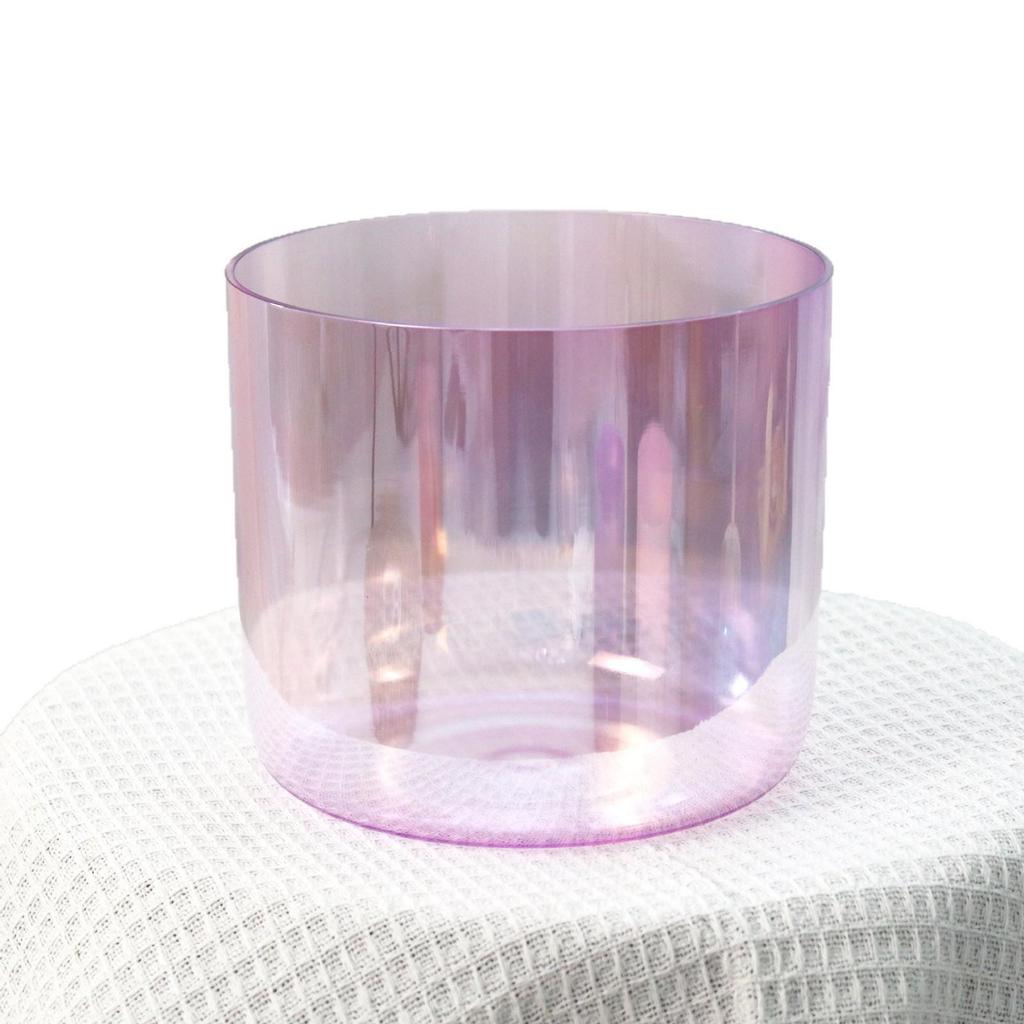 Purple Crystal Singing Bowl for Relaxation, Healing, and Meditation