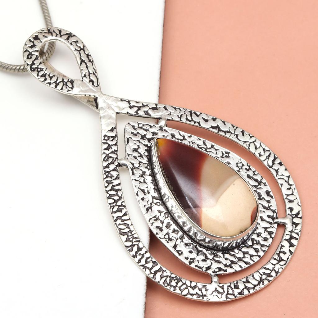 Wild Horse Jasper Silver Jewelry Gemstone 2.25"  Pendants Handmade Pendant