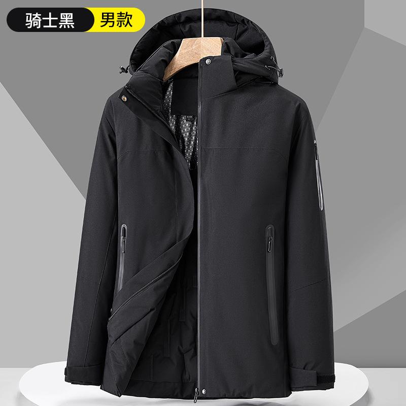 

Графеновая куртка, хлопковая одежда, мужская и женская одинаковая зимняя уличная теплая куртка с защитой от холода, ветрозащитный и водонепроницаемый альпинистский костюм 5XL