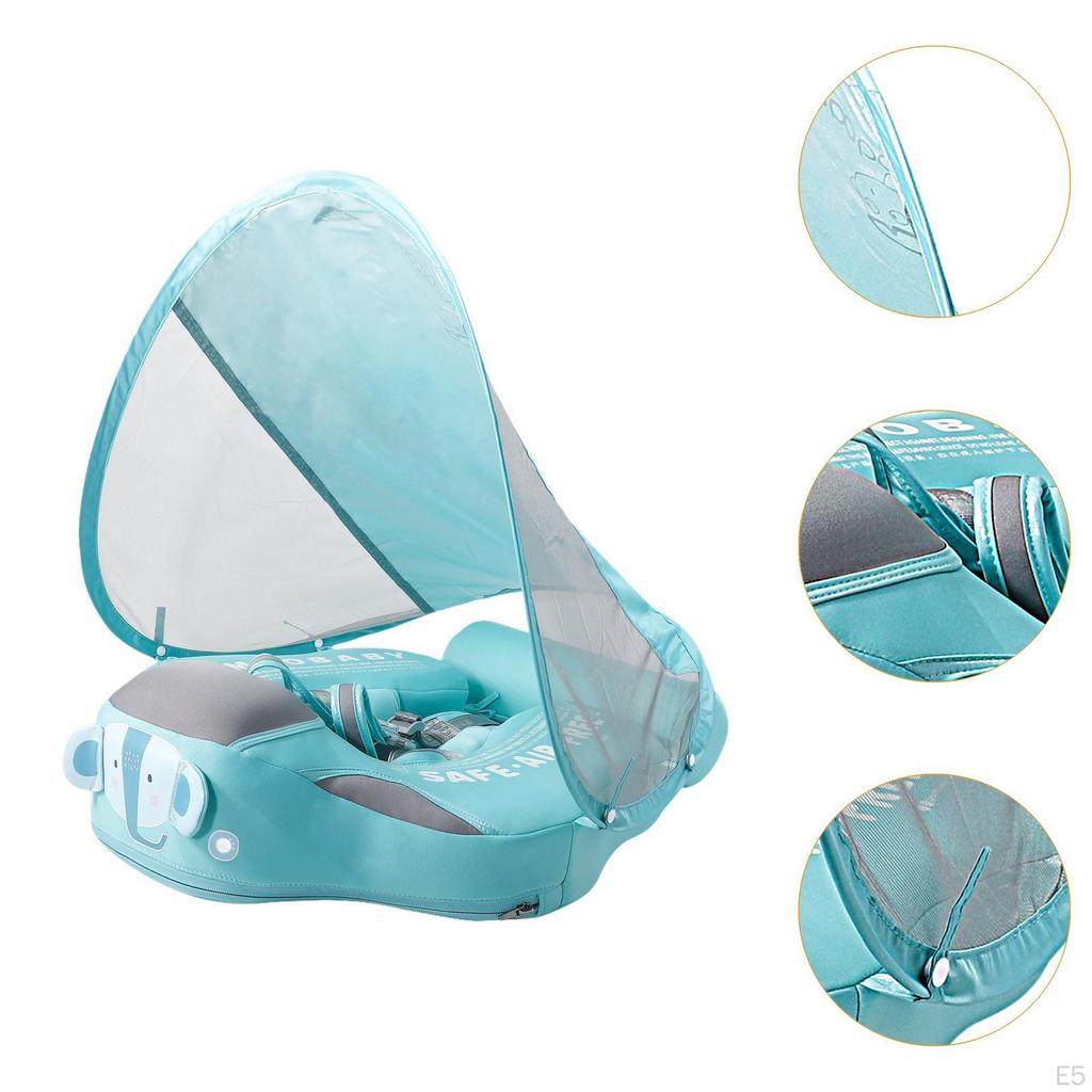 Baby Swim Float Non Inflatable Kids Swimming Ring Infant Pool Blue