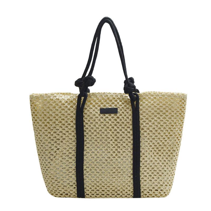 

Summer new versatile seaside vacation beach straw bag women s trend hollow handbag woven shoulder tote bag