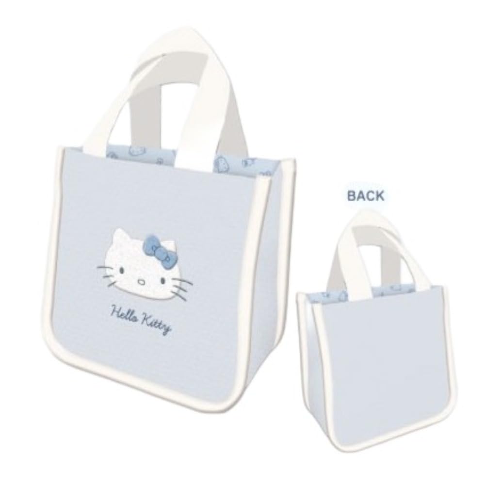 Marimo Craft Tote Bag, Blue Hello Kitty, BLKT-060, W250 X H250 X D120mm