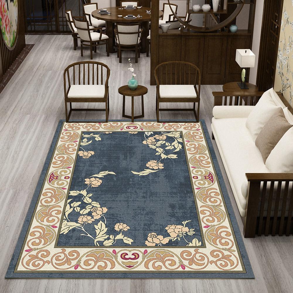 New Chinese Style Carpets for Living Room Lounge Rug Entrance Door Mat Bedroom Carpet Coffee Tables Mat Area Rug Large Washable
