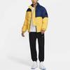 Nike Premium Warm Patchwork Woven Cotton Stand-Up Collar Casual Jacket Men Outerwear Sunset-Yellow CK6779-761