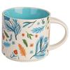 Floral Glazed Ceramic Mug