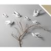 3D Ceramic Swallow Wall Decor – Set of Bird Ornaments for Home or Living Room