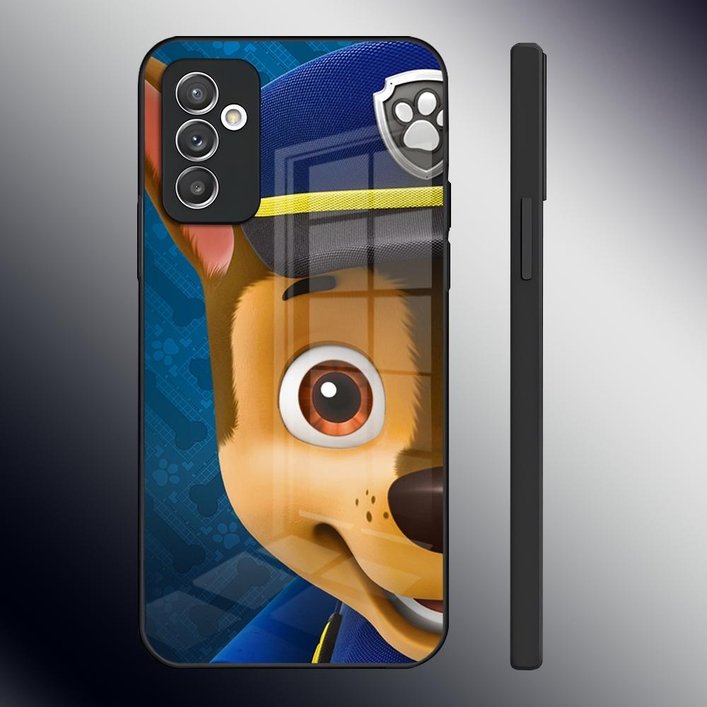 Cartoon Paws P-Patrols Phone Case For Samsung S24 Ultra S23 S22 S20 Fe S21 Plus A54 A34 A24 A53 A13 A16 Glass Cover