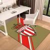 Monaco Football club Printed Area Rug for Office, Chair Rug, Decorative Carpet Floor Mat, Large Size Fan gifts Christmas gifts