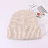 Bow Hat for Women's Winter Wool Hat Big Head Circumference Thickened Warm Knitted Hat