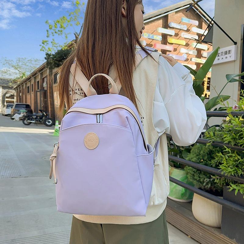 Lightweight and simple student backpack casual versatile lightweight travel shopping backpack