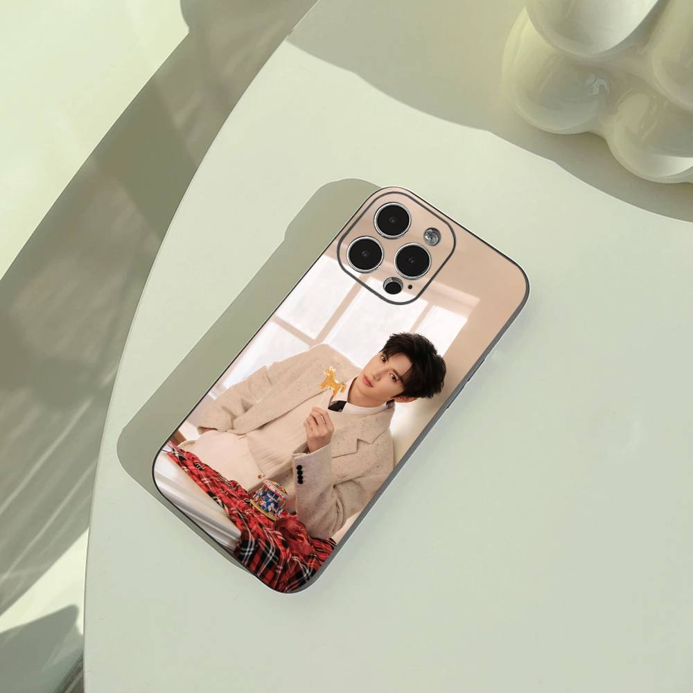 C- Chen Zheyuan-Actor Phone Case For iPhone 17,16,15,14,13,12,11 Pro Max, Lightweight and Practical Soft Black Cover
