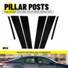 Glossy Black Pillar Posts For Kia Optima 2011-15 6pcs Set Door Trim Cover Kit N