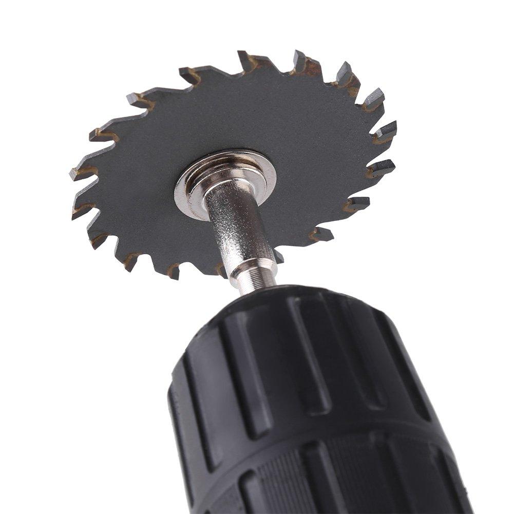 3Pcs Circular Saw Blade, 54.8 x 11.1mm, HSS Mini Wood Metal Cutting Circular Saw Blade with Mandrel, for Aluminum, Copper, Plastic, Wood, Ceramics,