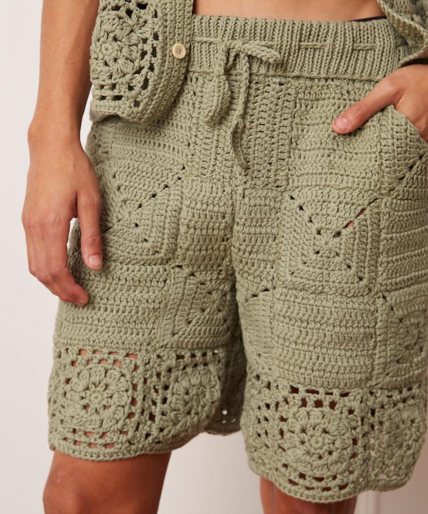 Kaleubone (M) Patch Shorts Green