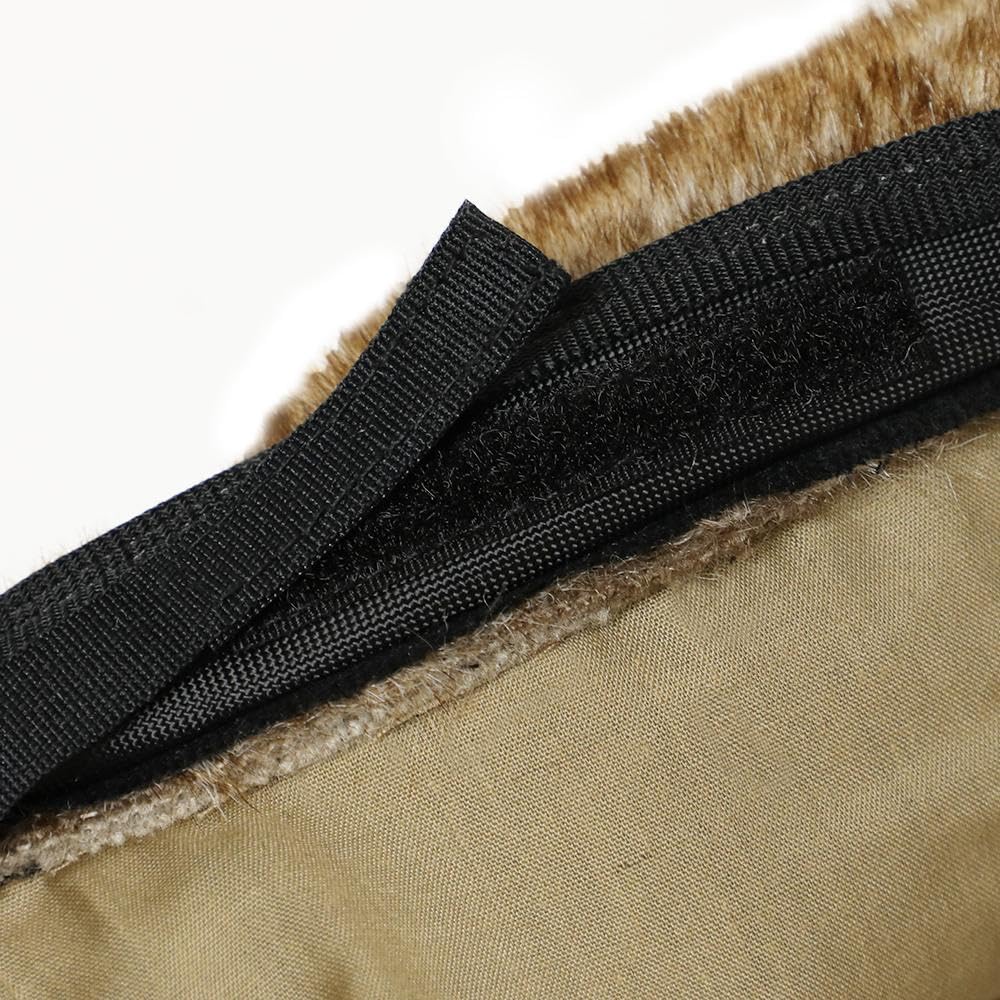 ICHIYON Tag Flight Pilot Flight Hat for Men and Cold Weather Fur Winter Boa Cap with Ear Flaps [14+ PLUS] Eco-Leather Cap, Cap, Women, Camping, Hat, /