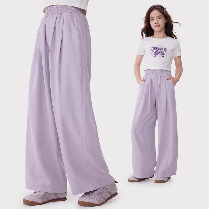 Duomiaowu Girls  Summer Thin Wide-Leg Trousers 170
