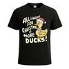 Alles, was ich mir zu Weihnachten wünsche, sind mehr Enten Süßes Hässliches Herren T-Shirt Geschenk Party Tee Top