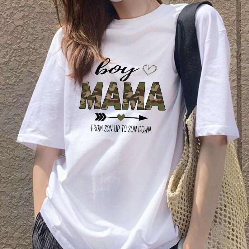 

Loose Printed Women s Short Sleeve T-Shirt, Suitable for Street XXL білий