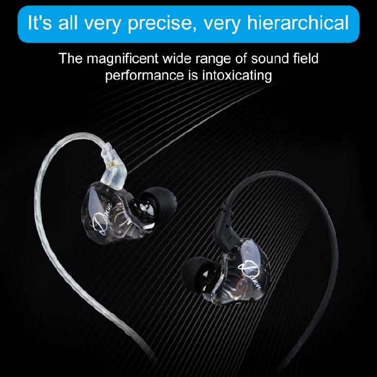 In-Ear-Kopfhörer Dynamische 10-mm-Treibereinheit Kopfhörer mit Kabelsteuerung für immersives Musik- und Spielerlebnis