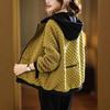 Winter Jacket Thick Corduroy Short Women's Autumn Velvet Loose Korean Hooded of Cotton-Padded Clothes Female Shirring