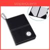 Golf Score Card Holder With Pu Leather Clip For Outdoor Golfers