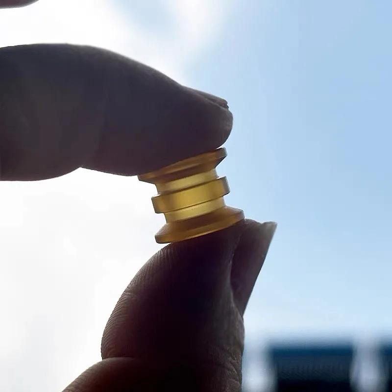 

1Pc Amber Paracord Lanyard Bead - EDC Zipper Pull & Fidget Bead for Knives, Flashlights, Backpacks, Tactical Gear Accessory B