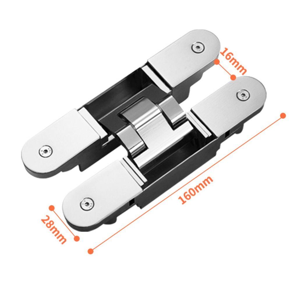 Închidere silențioasă ascunsă Balamale uși ascunse Montare invizibilă Balamă pliabilă în cruce invizibilă Deschidere exterioară reglabilă 3D